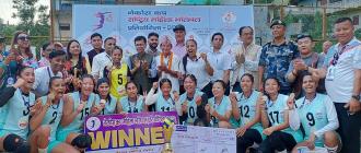 नेकोस कप राष्ट्रिय महिला भलिबल प्रतियोगिताको उपाधि न्यू डायमण्ड क्लबलाई