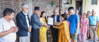 राष्ट्रपति पौडेलले पठाए ढुंण्डीराज शास्त्रीको परिवारलाई समवेदना 