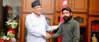कर्णालीको समृद्धिका लागि नवराज बोहोराको पैदल यात्रा, प्रचण्डले दिए समर्थन