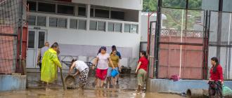 अविरल वर्षाले पोखराका विभिन्न स्थान डुबानमा