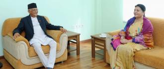 एमाले बैठकको निष्कर्ष : पूर्वराष्ट्रपति भण्डारी राजनीतिमा सक्रिय हुन नमिल्ने