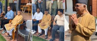 गुन्डुमा एमाले अध्यक्ष ओली सार्वजनिक 