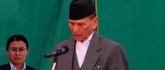 सेनाका पूर्वजर्नेल शर्मा बने अन्तरिम सरकारका परराष्ट्रमन्त्री