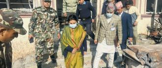 पूर्वराष्ट्रपति भण्डारीले गरिन् क्षतिग्रस्त सर्वोच्च अदालतको अवलोकन