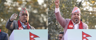 कांग्रेस नेता चन्द्र भण्डारी र सुनील शर्माले छाडे विशेष महाधिवेशनस्थल कांग्रेस नेता चन्द्र भण्डारी र सुनील शर्माले छाडे विशेष महाधिवेशनस्थल