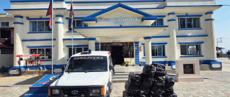 लागूऔषध गाँजा बोकेको एम्बुलेन्स नियन्त्रणमा