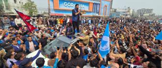 झापा पुगेर रविको प्रश्न- जनताको आवाज उठाउँदा माइक काट्ने सभामुख कुन मुखले भोट माग्दै हुनुहुन्छ ? झापा पुगेर रविको प्रश्न- जनताको आवाज उठाउँदा माइक काट्ने सभामुख कुन मुखले भोट माग्दै हुनुहुन्छ ?