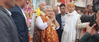 प्रधानमन्त्री कार्कीद्वारा जनकपुरस्थित जानकी मन्दिरमा विशेष पूजा अर्चना