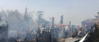 बूढीगंगाको मुसहर बस्तीमा भीषण आगलागी ११ घर जलेर खरानी