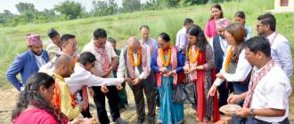 भारतको सहयोगमा झापामा विद्यालय भवन निर्माण सुरू भारतको सहयोगमा झापामा विद्यालय भवन निर्माण सुरू