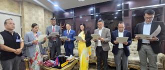 ६ स्वास्थ्य विज्ञान प्रतिष्ठानका नवनियुक्त उपकुलपतिद्वारा शपथ ग्रहण ६ स्वास्थ्य विज्ञान प्रतिष्ठानका नवनियुक्त उपकुलपतिद्वारा शपथ ग्रहण