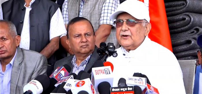 बाढीपहिरो पीडितहरूलाई प्रत्यक्ष राहत पुर्‍याउनु हाम्रो मुख्य प्राथमिकता हो : ओली