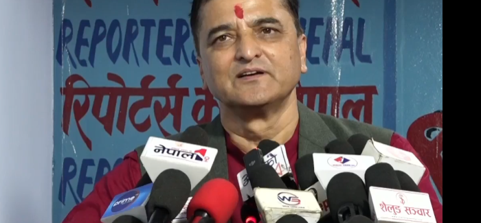 योगेशको आरोप- पार्टी पुनर्गठन कार्यदलमा अध्यक्ष ओलीले हस्तक्षेप गरे योगेशको आरोप- पार्टी पुनर्गठन कार्यदलमा अध्यक्ष ओलीले हस्तक्षेप गरे